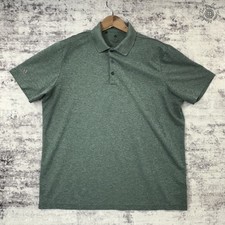 Adidas PrimeGreen Polo Shirt - Green - Short Sleeve - Logo - Golf - Men  s XL