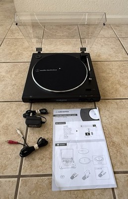 Audio-Technica AT-LP60X Turntable w Docs & Cables - Professionally Serviced