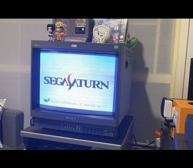 SEGA Saturn HST-3220 Boxed + 3 Games + New Saroo Card, REGION FREE!!!