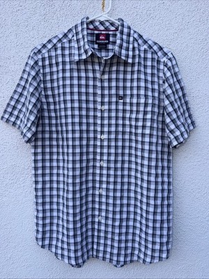 Quicksilver Button Up Short Sleeve Shirt Small Excellent Condition 