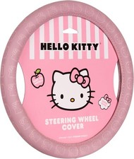 Sanrio Hello Kitty Pink Car Steering Wheel Cover Universal Fit Cute