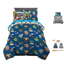 Reversible Naruto Twin Bedding Set: Super Soft Comforter  Coordinating Sheets