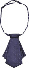 Reversible Bowknot Short Neck Ties Adjustable Pre-tied for Woman Business Unifor