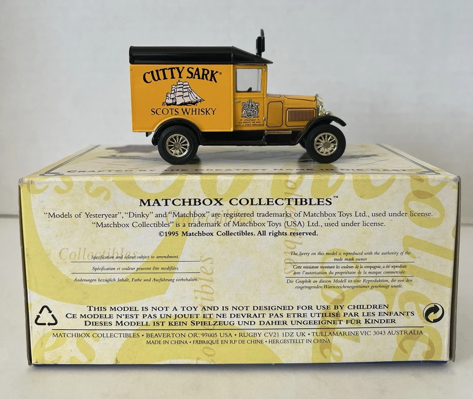 Matchbox Models Of Yesteryear YYM37791 Morris Light Van Cutty Sark Scots Whisky Foto 3 de 4