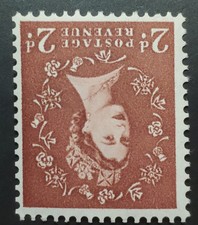 GB QEII. 1958/65. 2d Light Red Brown INVERTED WMK. Fine mint. SG 573wi Cat £140.