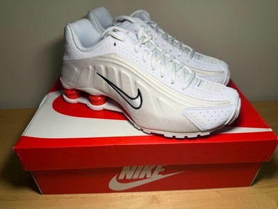 Nike Shox R4 Big Kids'/Women's Shoes W/ Box Multiple Sizes Red/White CW2626-102