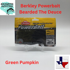 Berkley PowerBait Bearded The Deuce 4" Green Pumpkin 6pcs PBBRTD4-GP
