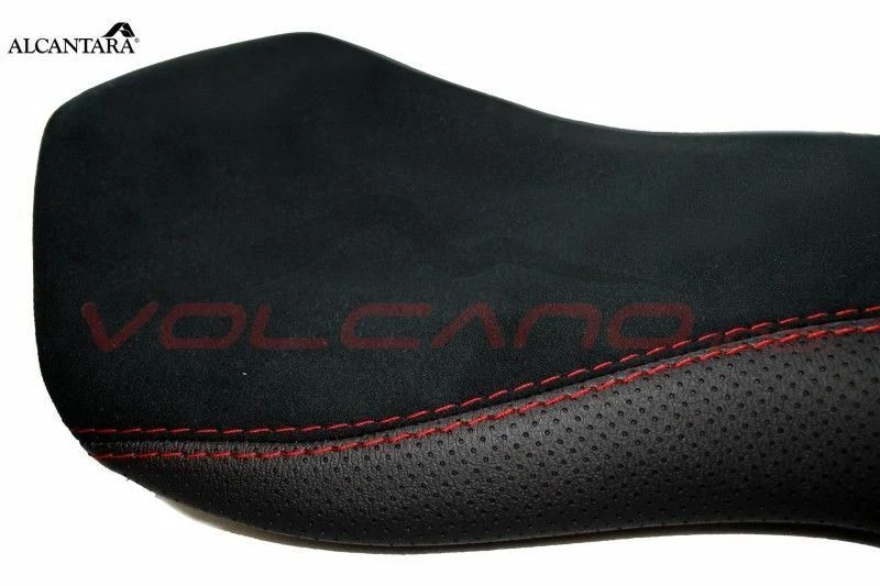 Cubierta de sillín MV Agusta F4 1999-2009 diseño Alcantara Volcano anti scivolo negra  Foto 3 de 3