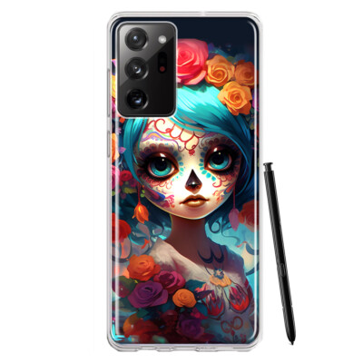 For Samsung Galaxy Note 20 Ultra Shockproof Case Day of the Dead Skull Girl