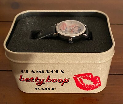 Collection 2004 Betty Boop Its a Glamorous Betty Boop Women’s watch Very Rare 2004 Glamorous BETTY BOOP Watch In Tin And Outer Box | eBay main image 4