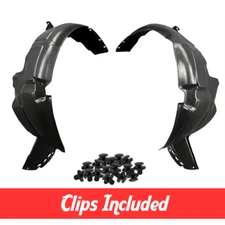 Driver & Passenger Side Fender Liner Set w/ Clips For 2014-2017 Accent Sedan