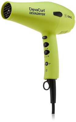 DevaCurl Professional Blow Dryer DevaDryer + DevaFuser Lime Green