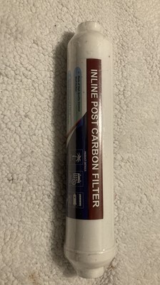 New, Inline T33 Coconut Shell Grade Activated Carbon Post Filter 10'' x 2''