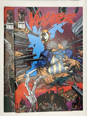 Violator #1 , 2 (1994) 9.4 NM Image Comics Spawn Alan Moore Bart Sears