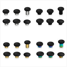 6 Metal Thumbsticks Swap Magnetic Accessories for Xbox Elite Series 2 Controller