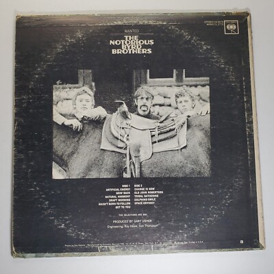 The Byrds - The Notorious Byrd Brothers Vinyl 1968 CS 9575 Terre