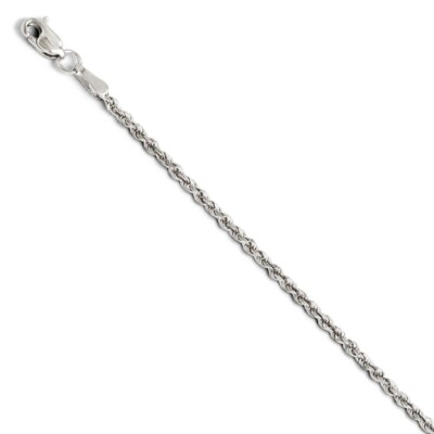 Leslie's echte 14kt 1,75 mm diamantgeschliffene Seilkette; 7 Zoll