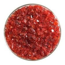 Bullseye Frit Red-Orange Coarse Transparent 5oz. 90 COE