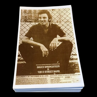 Bruce Springsteen, The E Street Band Poster 11 x 17 (388)