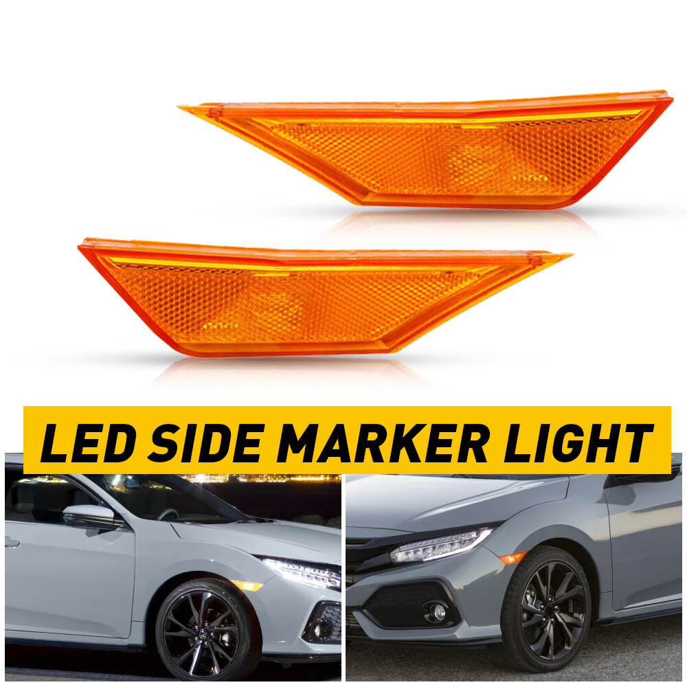 2016-2021 Honda Civic Smoked LED Side Marker Turn Signal Light