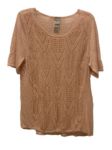 Yuka Womens Zip Front Hooded Sweater Sz S Stretch 3/4 Sleeves NWT