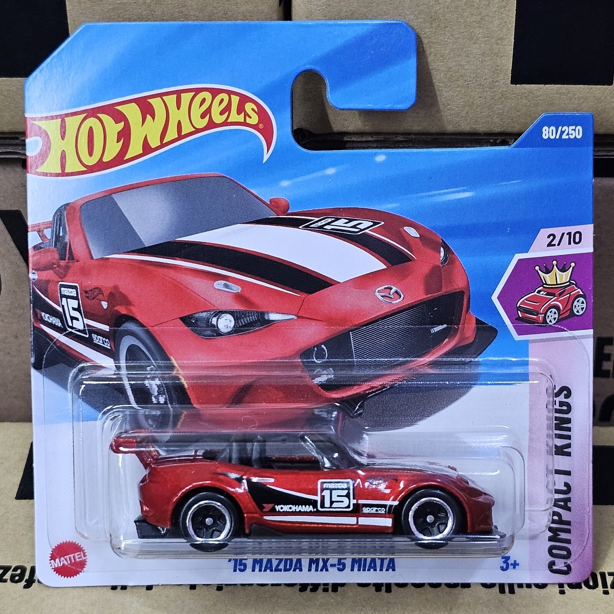 HOT WHEELS 15 MAZDA MX-5 MIATA INT CARD 2025 SERIES COMPACT