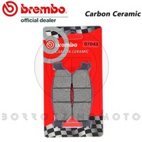 BremsbeläGe Hinten Brembo Kohlenstoff Ceramic 07043 Yamaha X-Max 250 2006