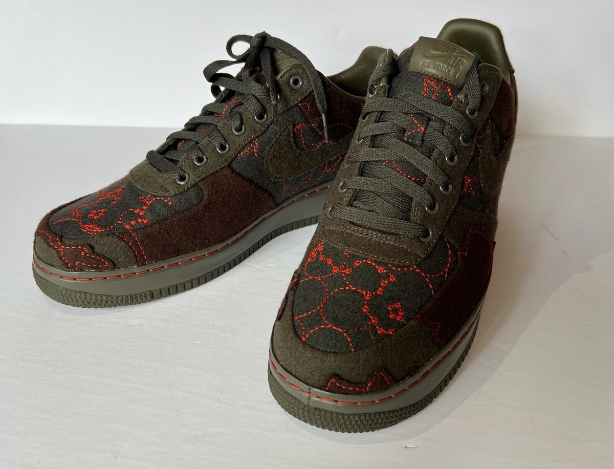 NEW NIKE Air Force 1 Supreme Tz Low MAHARAM Moss 2009 SIZE 10.5