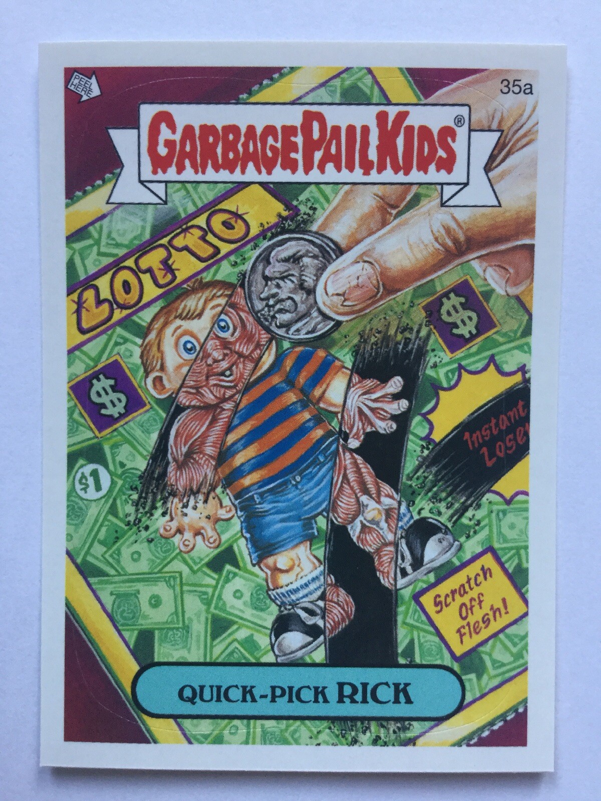 Garbage Pail Kids Topps 2006 All New Series 5 Quick Pick Rick 35a