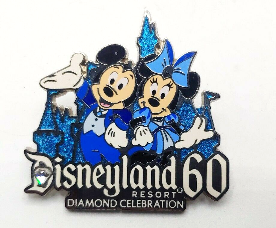 【限定】60th Disneyland Celebration Disneyland Resort 60th Anniversary Diamond Celebration 60 Pin