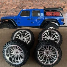 1:24 Brute Wheels/Tires Only For The Axial SCX24 RC Crawler. ( 2.25mm )