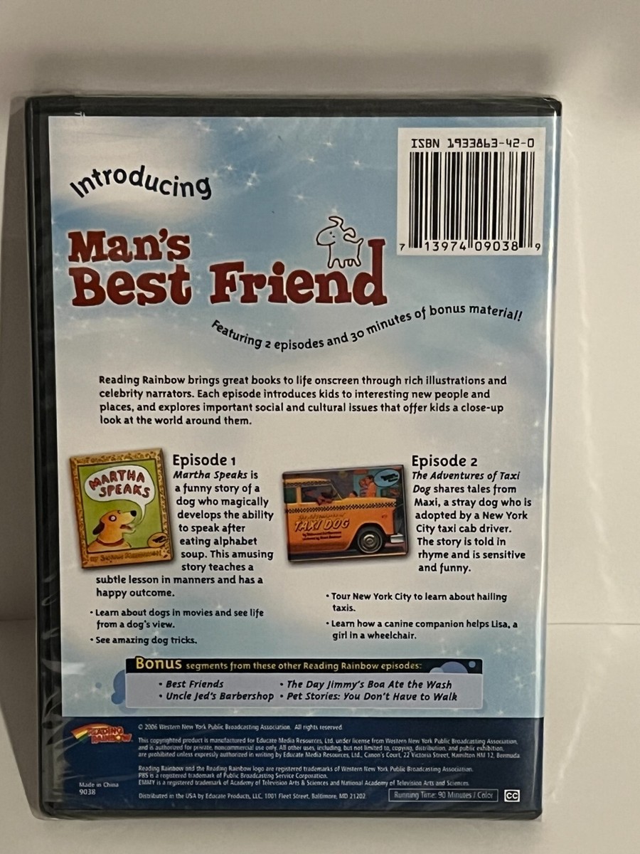 Reading Rainbow Collection New Dvd Man's Best Friend Desert Life