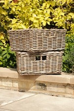 Kubu Large Square Storage Basket Home Tidy Toys Wicker Organiser