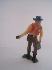 Germany Plastic Sheriff w/ Gun Toy Figurine 2 3/4"