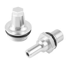 N54 PCV Valve Set Replacement Silver For BMW Twin Turbo 3.0T E82 E90 E8X E9X