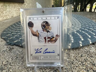 2012 NATIONAL TREASURES KIRK COUSINS AUTO ROOKIE # 18/99 VIKINGS TOP RC