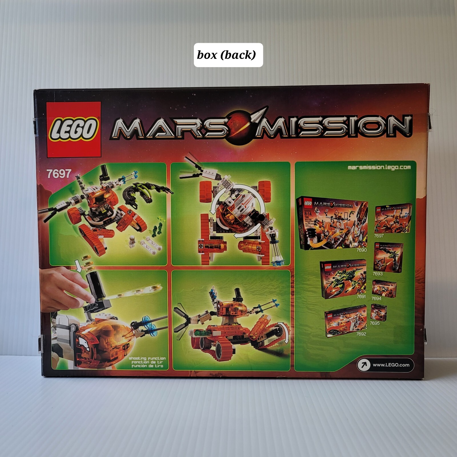 LEGO 7697 Mars Mission Claw-Tank Ambush 100% Complete w/ Box & Instructions  673419091213 | eBay