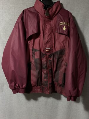 Vintage 90's Nike Florida State Seminoles Puffer FSU Jacket XXL