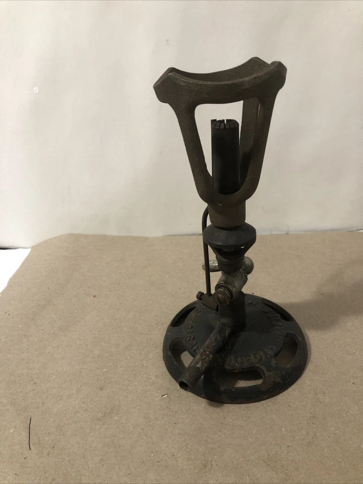 Queimador Bunsen antigo parte da história por Johnson Gas Appliance Co. Cedar Rapids Iowa - Imagem 4 de 4