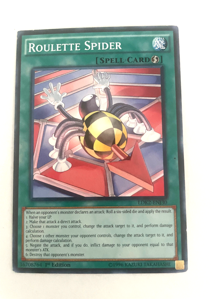 Roulette Spider - LDK2-ENJ30 - Common - 1st Edition - LP - YuGiOh! | eBay UK Roulette Spider - LDK2-ENJ30 - Common - 1st Edition - LP - YuGiOh! | eBay UK