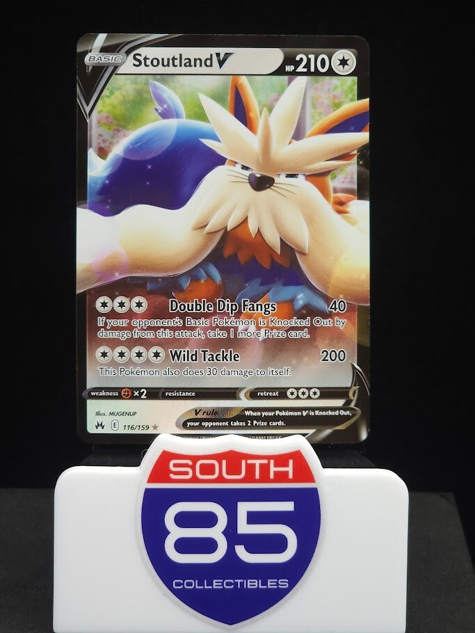 Pokemon Stoutland V 116/159 CRZ Crown Zenith NM