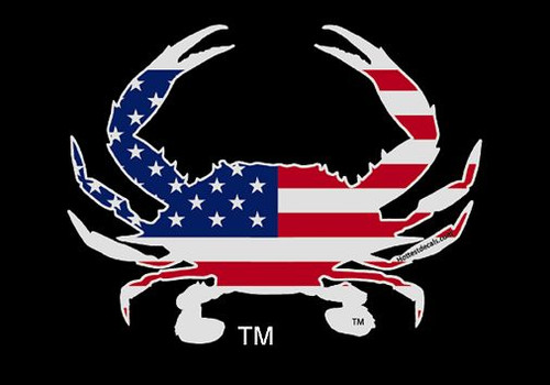 MARYLAND FLAG CRAB CAR DECAL American Annapolis Chesapeake Bay - Picture 8 of 27