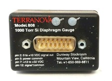 Terranova Model 808    1000 Torr Si Diaphragm Gauge 