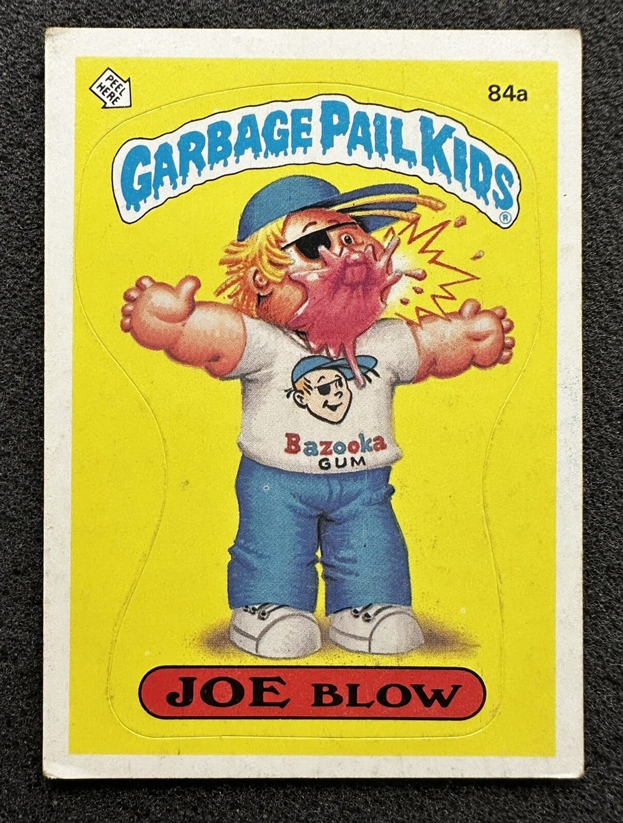 1986 Topps Garbage Pail Kids #84a Joe Blow | eBay