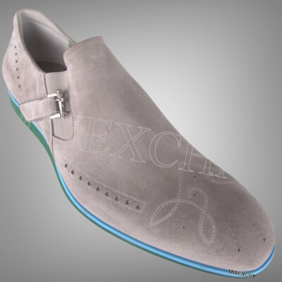 Elegant Gray Loafers with Metal Detail Salvatore Ferragamo | Shoes | Salvatore Ferragamo Gray  main image 2