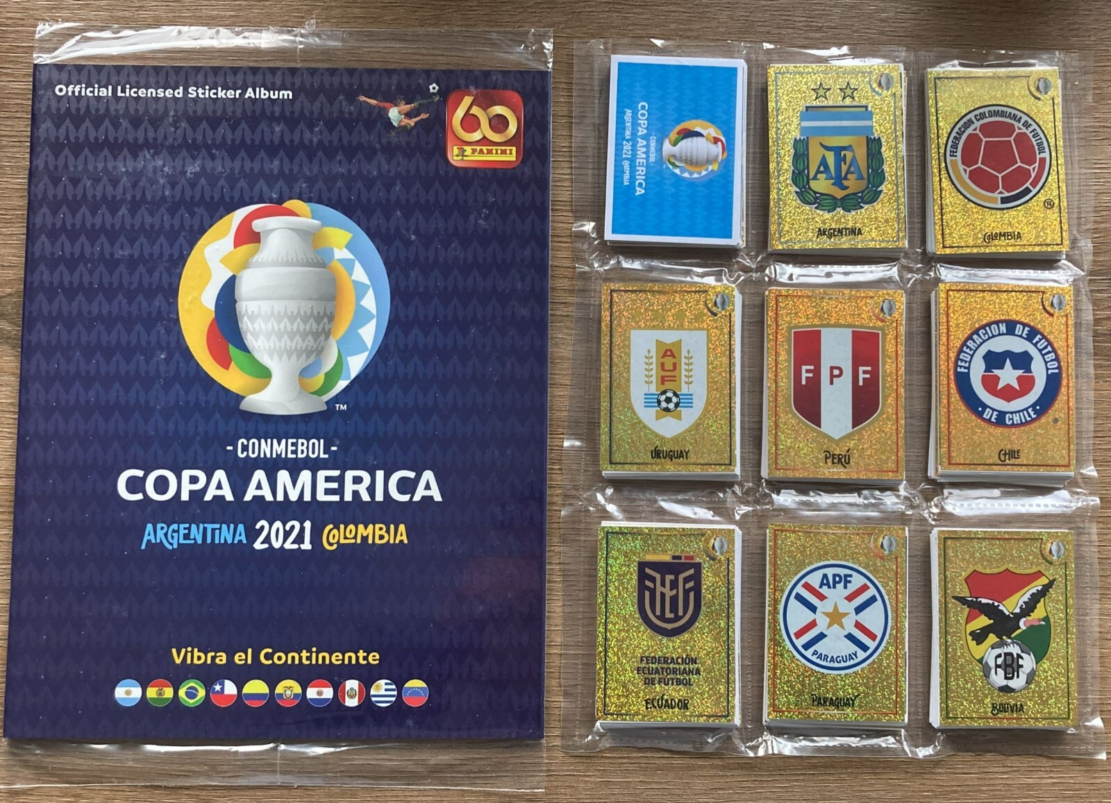 Panini, Copa America Argentina Colombia 2021, Complete Sticker Set +