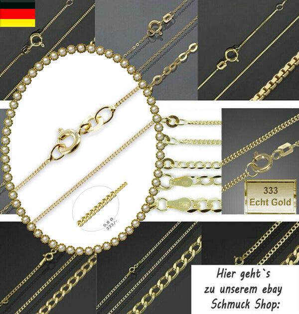 Goldkette 585 – 2mm, 40-60cm, Für Damen, Herren & Kinder, Mit Geschenkbox Echtgold 333 Panzerkette