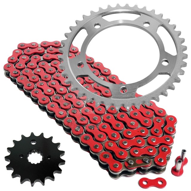 Red Drive Chain And Sprocket Kit for Suzuki SV1000 SV1000S 20032007 eBay