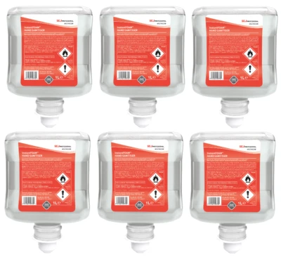 SC JOHNSON PROFESSIONAL DEB Cutan Instant FOAM Sanitiser Cartridges Refill (6 x 1 Litre)