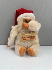 RUSS 8  Thumb Sucking Gorilla Plush Merry Christmas From The Gonga Vintage 80s